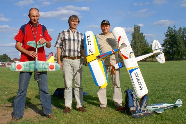 Organizatorzy mistrzostw - od lewej- Mariusz Grabowski-St-ce, Grzegorz Boboli-Brody, Wiesaw Zawocki-Brody