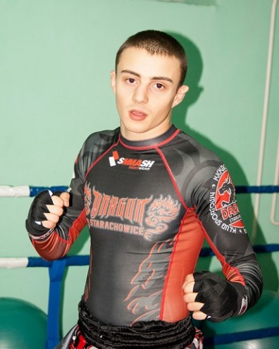 Damian piewak zdoby brzowy medal kickbokserskich Mistrzostw Polski w formule K1