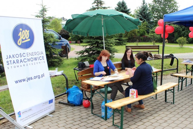 Stanowisko rejestracyjne Dni Dawy Szpiku w Starachowicach