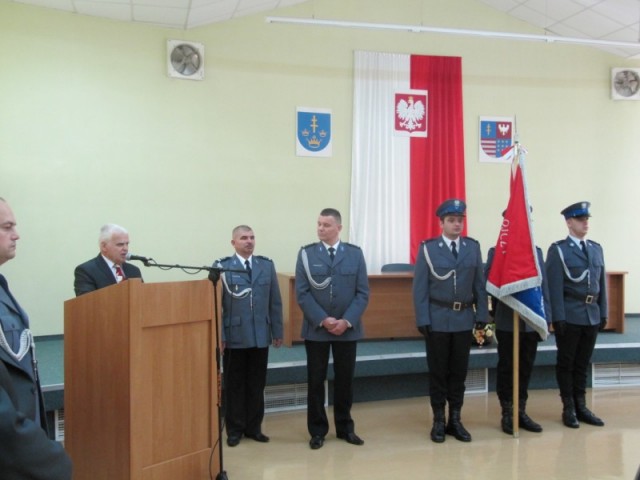 Uroczyste wprowadzenie komendanta w KPP Starachowice