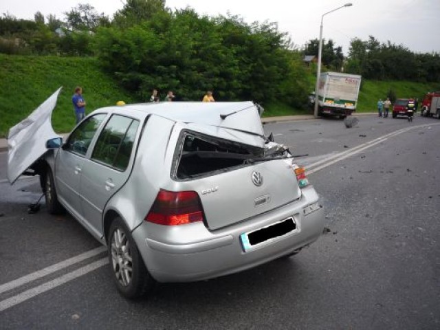 Wypadek na ul. Armii Krajowej