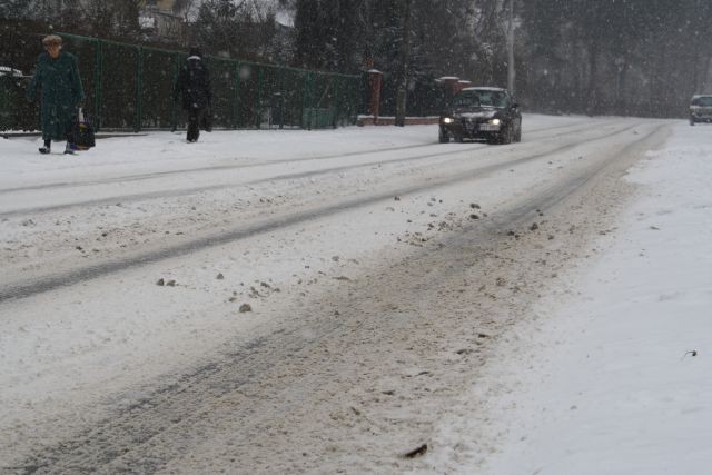 Nagy atak zimy sparaliowa miasto