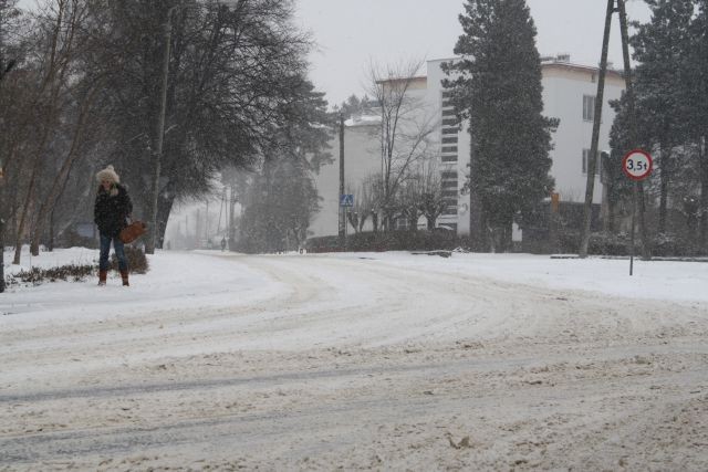 Nagy atak zimy sparaliowa miasto