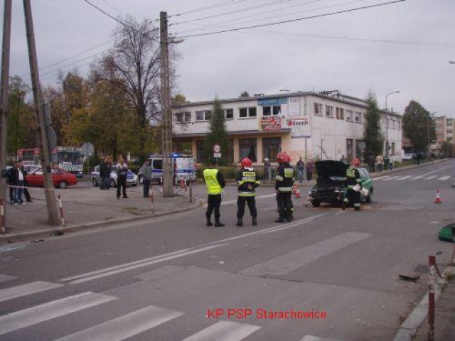 Zderzenie na skrzyowaniu ulic Mrozowskiego i Partyzantw