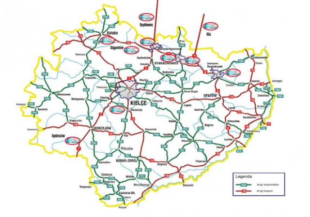 Zarzd Specjalnej Strefy Ekonomicznej "Starachowice" oraz wadze samorzdw Starachowic, Wchocka i Skaryska- Kamiennej wsplnie podjy starania zmierzajce do budowy nowej drogi krajowej nr 42 na odcinku Skarysko- Kamienna- Starachowice.