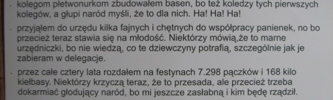 Ulotki szykanujce Prezydenta Wojciech Bernatowicza