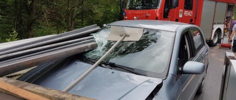 Wypadek przy ul. Ostrowieckiej