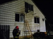 Pożar budynku mieszkalnego w miejscowości Grabków gmina Pawłów