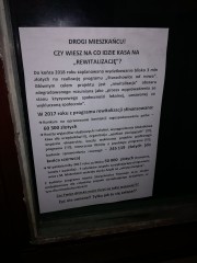 Nieprawdziwa informacja, ktra pojawia si na miecie, dot. projektu 