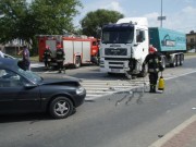 Wypadek przy ulicy Prymasa Stefana Wyszyskiego w Starachowicach [ZDJCIA]
