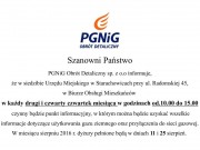 Punkt Informacyjny PGNiG-e  w Starachowicach