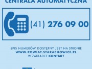 Automatyczna centrala telefoniczna w Starostwie Powiatowym w Starachowicach