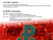 67 rocznica wybuchu Powstania Warszawskiego - plenerowy pokaz filmw 