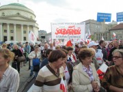 Demonstrowali w Warszawie