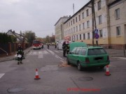 Zderzenie na skrzyowaniu ulic Mrozowskiego i Partyzantw